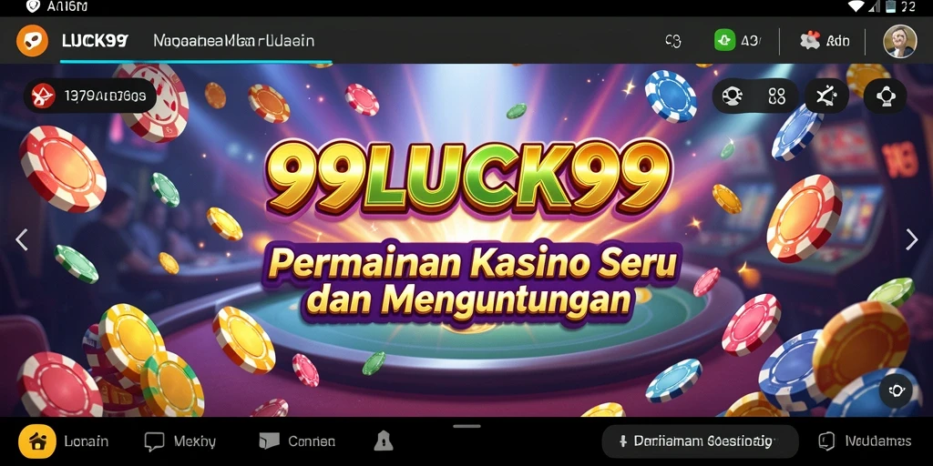 Gameplay seru di 99LUCK99 dengan berbagai pilihan kasino.