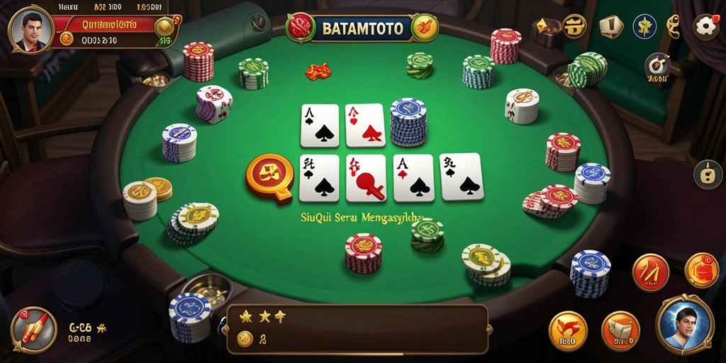 Tampilan gameplay BATAMTOTO yang penuh aksi QiuQiu.