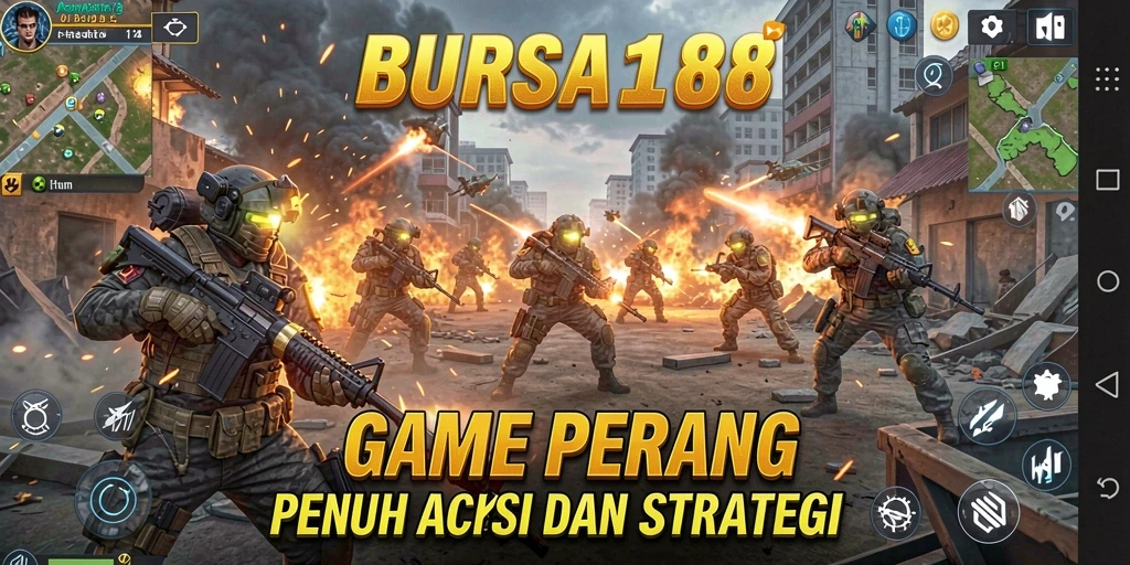 Tampilan gameplay BURSA188 dengan aksi bertarung yang mendebarkan.