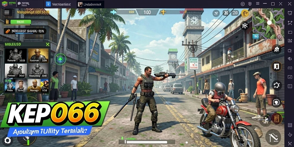 Tampilan antarmuka KEPO66 yang modern dan intuitif.