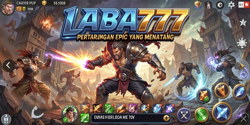 Tampilan gameplay seru di LABA777 dengan aksi pertarungan yang mendebarkan.