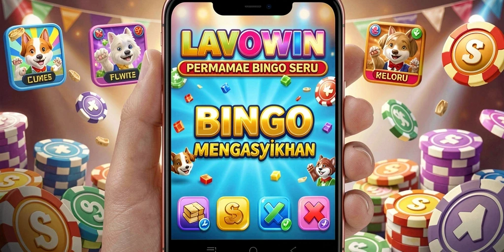Screenshot gameplay LAVOWIN yang menunjukkan keseruan permainan Bingo.