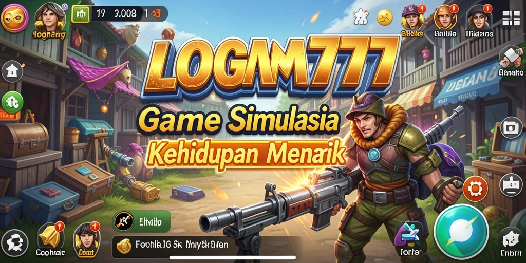 Tampilan gameplay yang menakjubkan dan interaktif di LOGAM777.