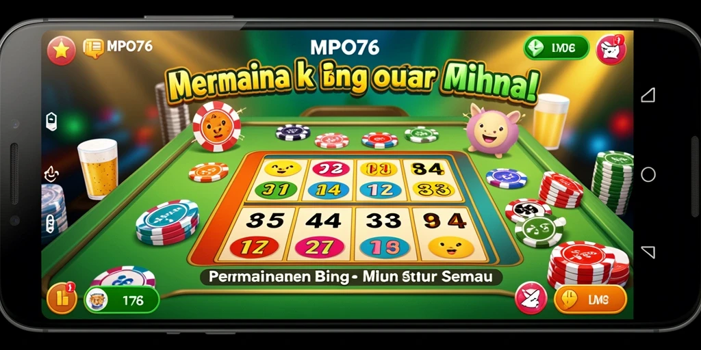 Tampilan permainan Bingo seru dan menarik di MPO76.