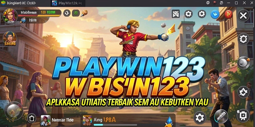 Tampilan antarmuka pengguna PLAYWIN123 yang modern dan fungsional.