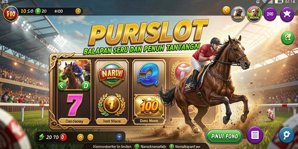 Tampilan screenshot gameplay Racing yang seru di PURISLOT.