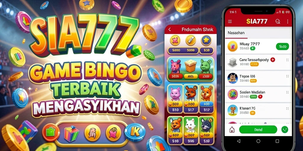 Tampilan seru gameplay Bingo SIA777 dengan fitur interaktif.