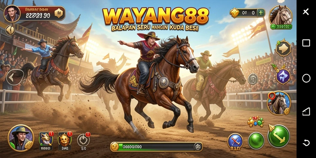 Gameplay seru balapan motor di WAYANG88.